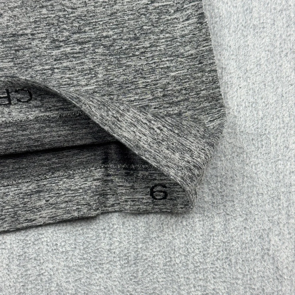 Lululemon Shirt Womens 6 Gray‎ Heather Swiftly Tech Yoga Gym Short Sleeve Active